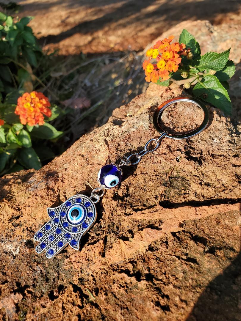 MYSTIC MYSTERY MOON BAG BUNDLE -Includes a Hamsa Hand/Evil Eye Keychain, the bag, and a surprise Chakra Ring w/ a surprise pair of Tarot Themed Earrings.