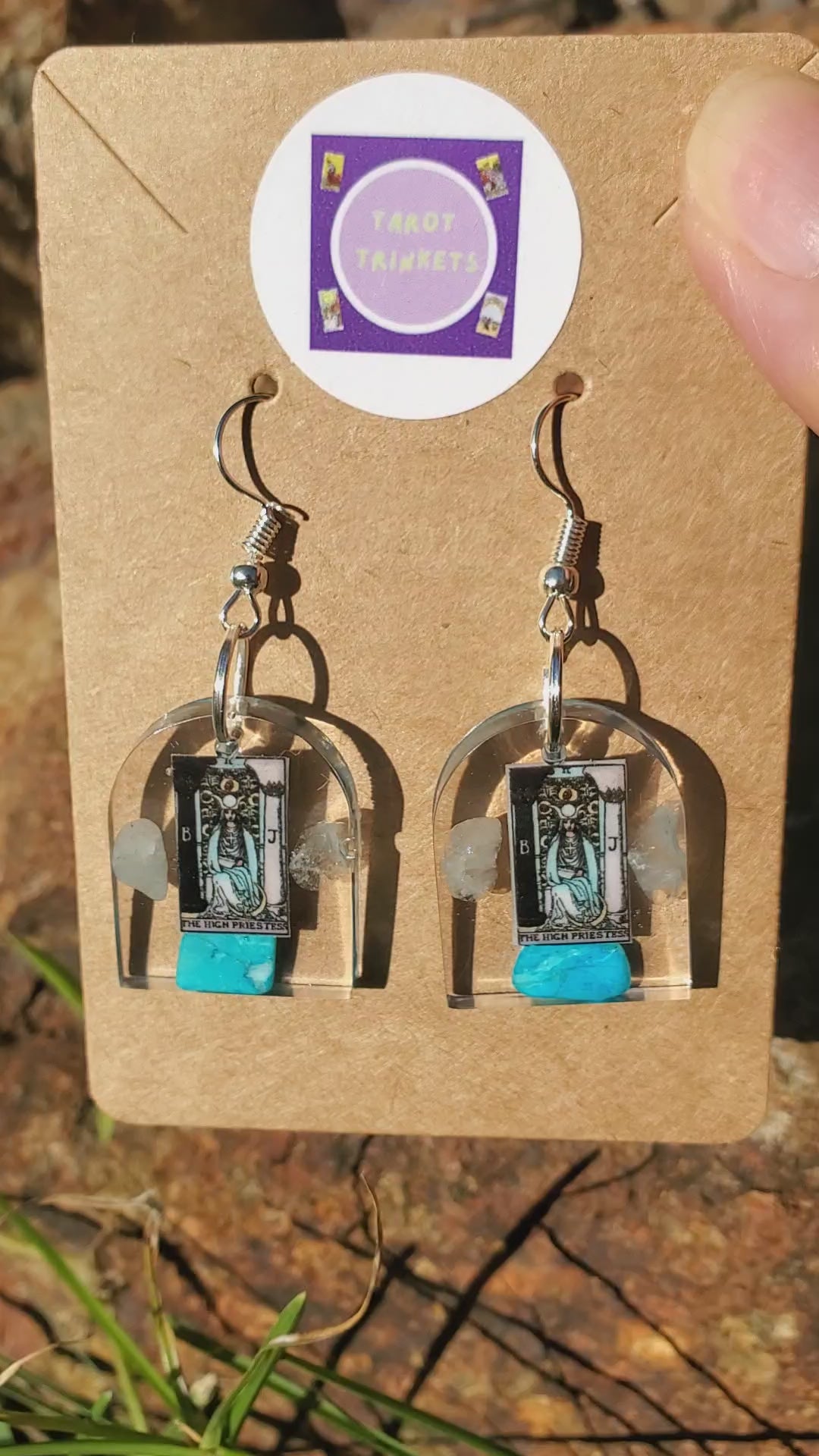 HIGH PRIESTESS DANGLE EARRINGS